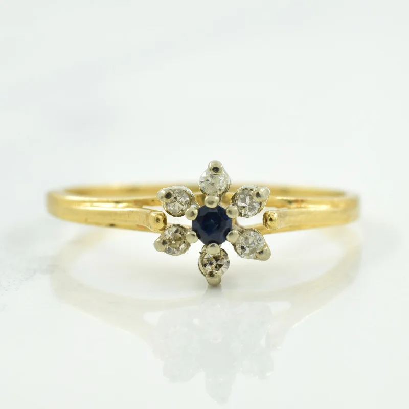 Upgrade Your Jewelry Collection For Less Sapphire & Diamond Ring | 0.04ct, 0.06ctw | SZ 5.5 |