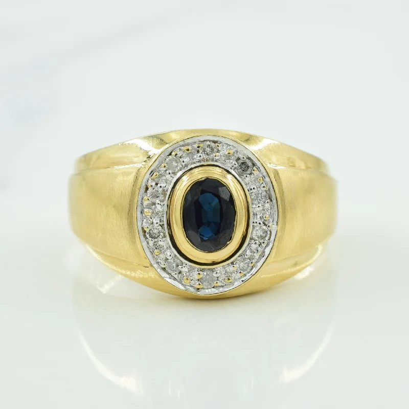 Unique Jewelry Designs Now At Discounted Rates Sapphire & Diamond Ring | 0.50ct, 0.09ctw | SZ 8.75 |