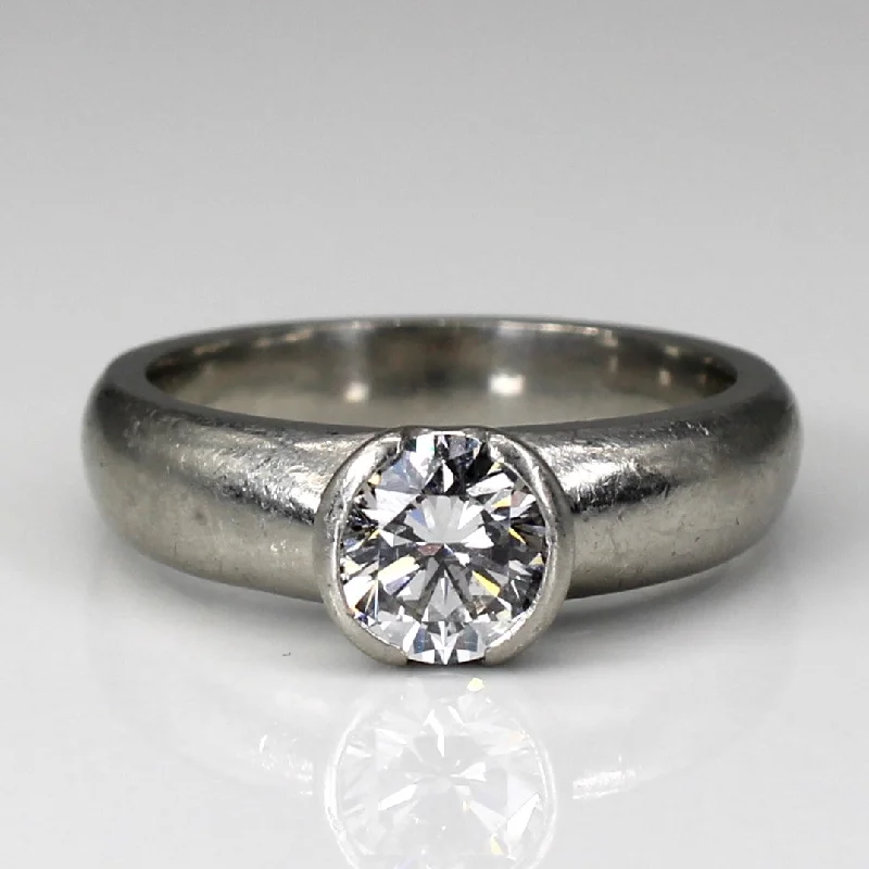 Best Jewelry Deals – Premium Quality At Exclusive Discounts GIA Certified Semi Bezel Solitaire Diamond Platinum Ring | 1.01ct IF D | SZ 6.5 |