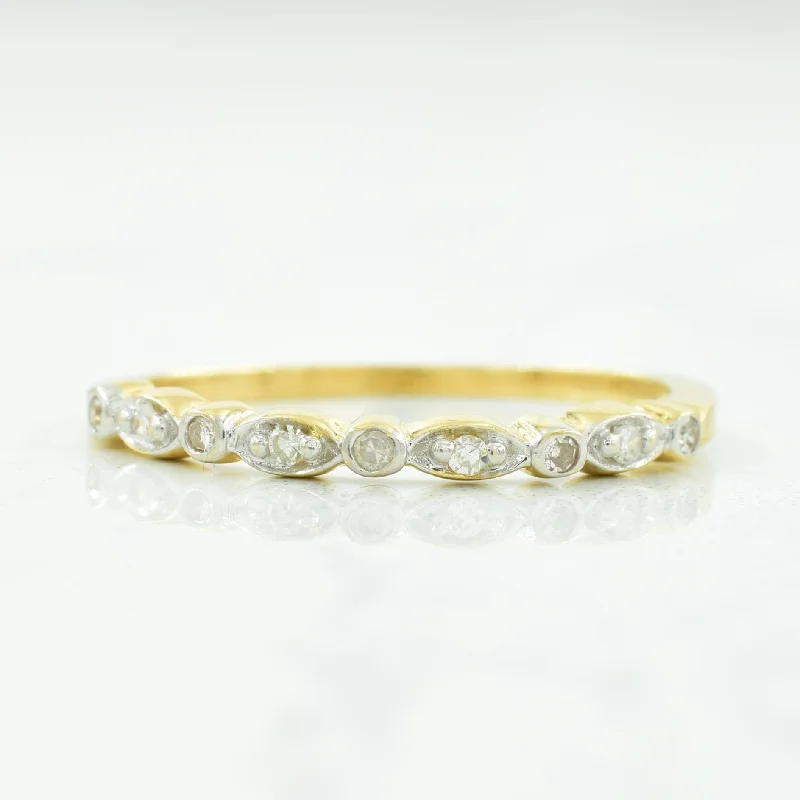 Elegant Jewelry Pieces At Unbelievable Prices Semi Eternity Diamond Ring | 0.07ctw | SZ 7 |