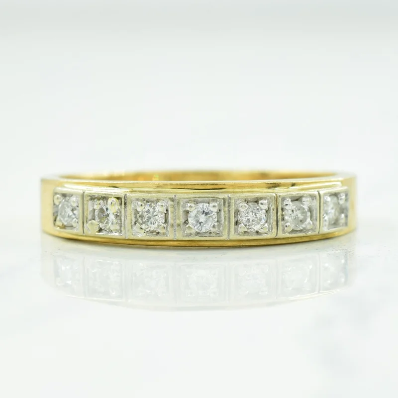 Fine Jewelry, Limited-Time Offers Available Semi Eternity Diamond Ring | 0.14ctw | SZ 7.75 |