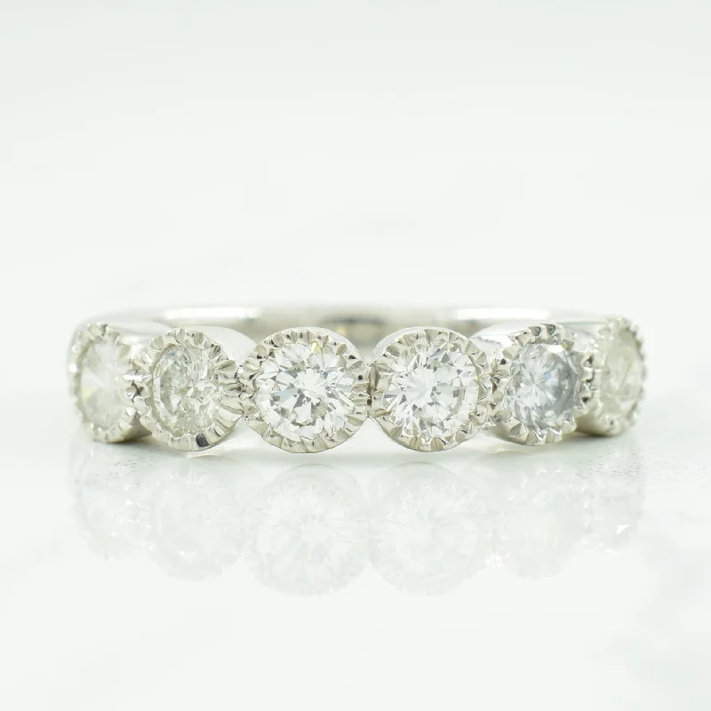 Luxury Jewelry At Unbeatable Discounts Six Stone Diamond Ring | 0.72ctw | SZ 3.75 |