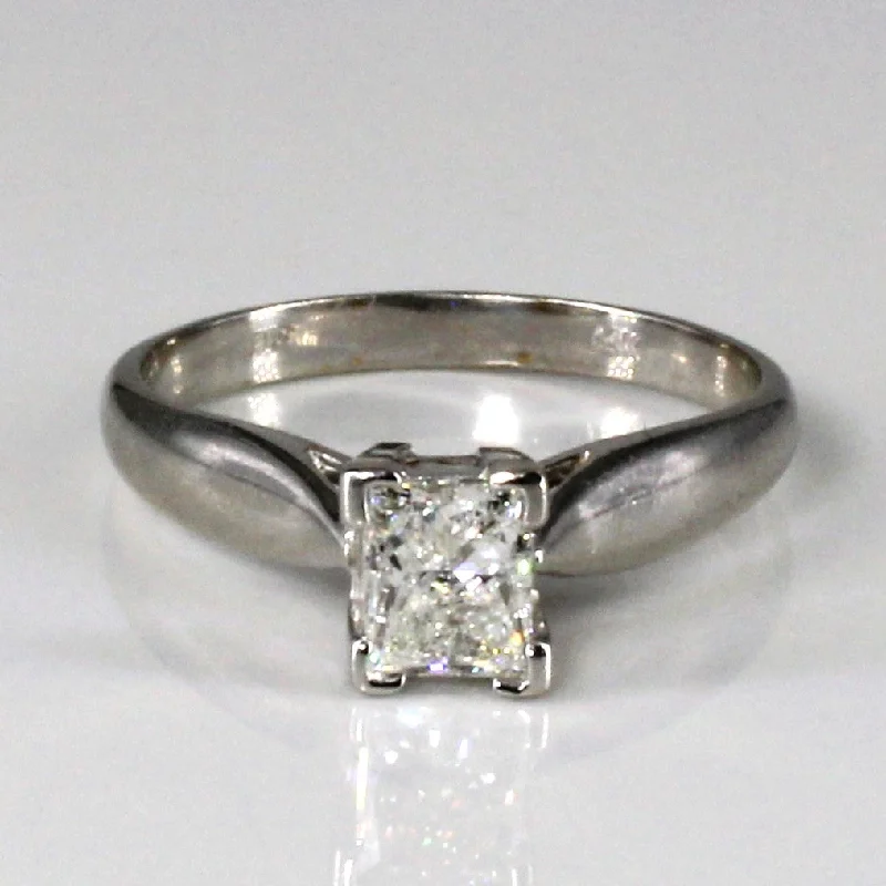 Seasonal Jewelry Deals – Elevate Your Style Solitaire Princess Diamond Engagement Ring | 0.56ct I1/2 I/J | SZ 6.25 |