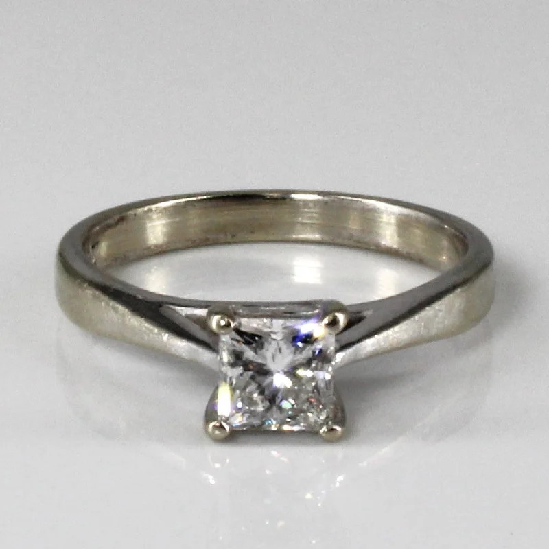 Grab Your Favorite Jewelry At The Lowest Prices Solitaire Princess Canadian Diamond Engagement Ring | 0.71ct I1 E | SZ 6.5 |