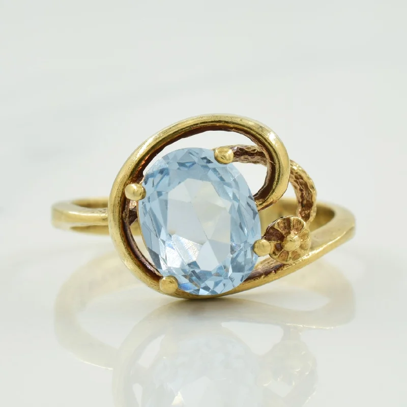 Elegant Rose Gold Jewelry For A Stylish Touch Synthetic Spinel Ring | 2.70ct | SZ 6.75 |