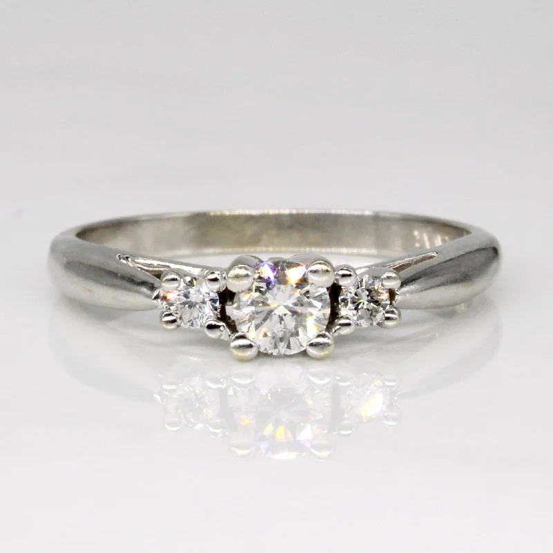 Exclusive Jewelry Sale – Limited-Time Discounts Three Stone Diamond Engagement Ring | 0.28ctw | SZ 6.75 |