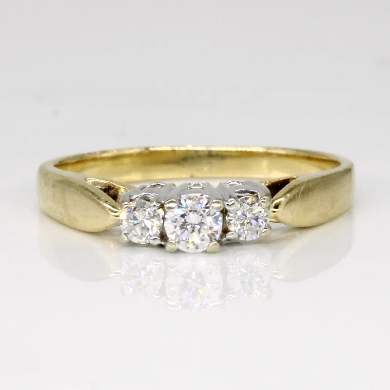 Stunning Statement Jewelry, Unbeatable Discounts Three Stone Diamond Ring | 0.24ctw | SZ 7 | Stunning Statement Jewelry, Unbeatable Discounts Three Stone Diamond Ring | 0.24ctw | SZ 7 |