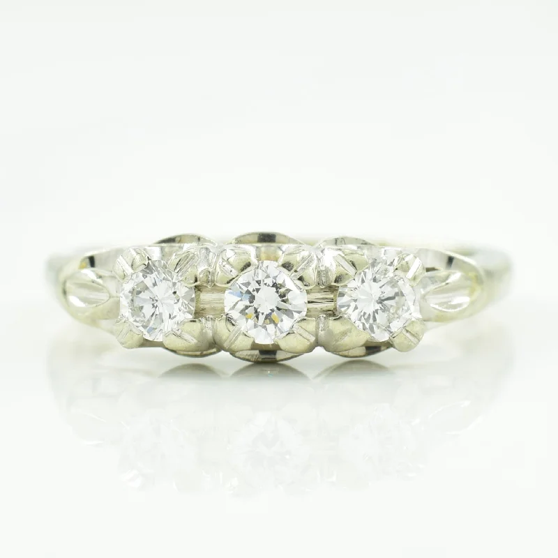 Jewelry Sale – Exclusive Styles At Lower Prices Three Stone Diamond Ring | 0.33ctw | SZ 6.25 |