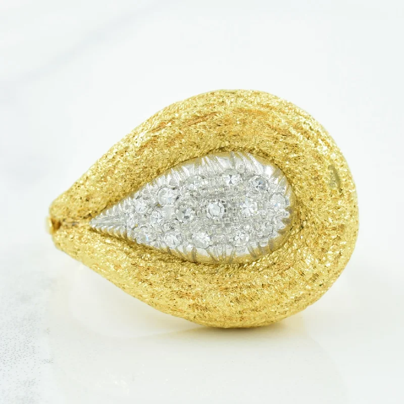 Glamorous Jewelry, Glamorous Deals – Shop Now Two Tone Gold Diamond Ring | 0.16ctw | SZ 7 |