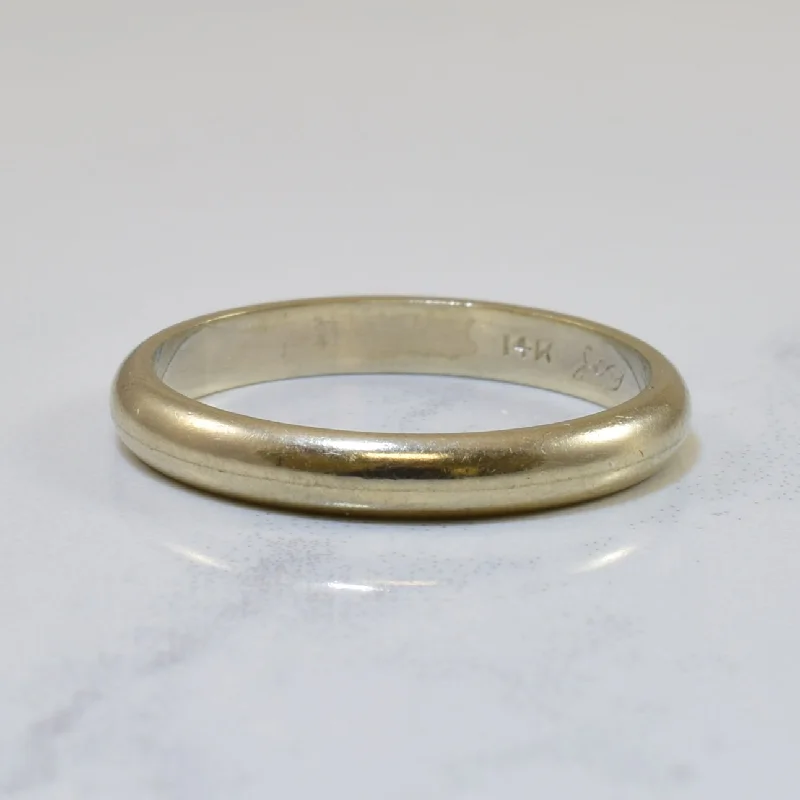 Unmissable Deals On Handmade Jewelry Collections 14k White Gold Band | SZ 6 |