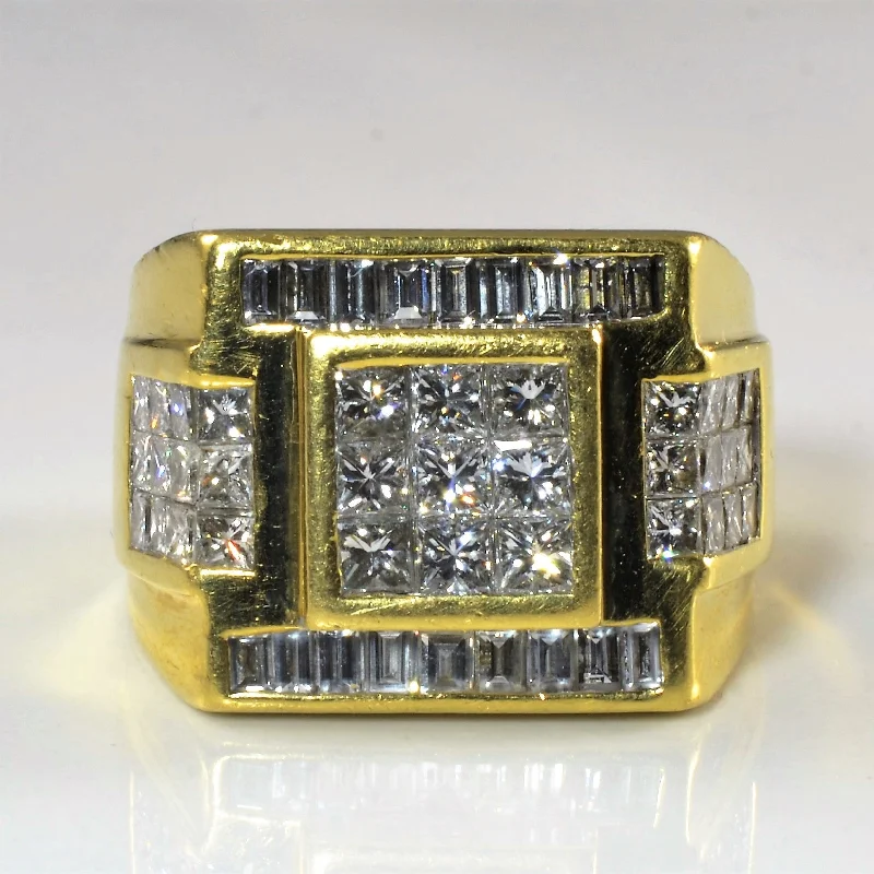 Get The Sparkle You Love At Prices You Adore Princess Grid Cluster Diamond Ring | 4.17ctw | SZ 10.75 | Get The Sparkle You Love At Prices You Adore Princess Grid Cluster Diamond Ring | 4.17ctw | SZ 10.75 |