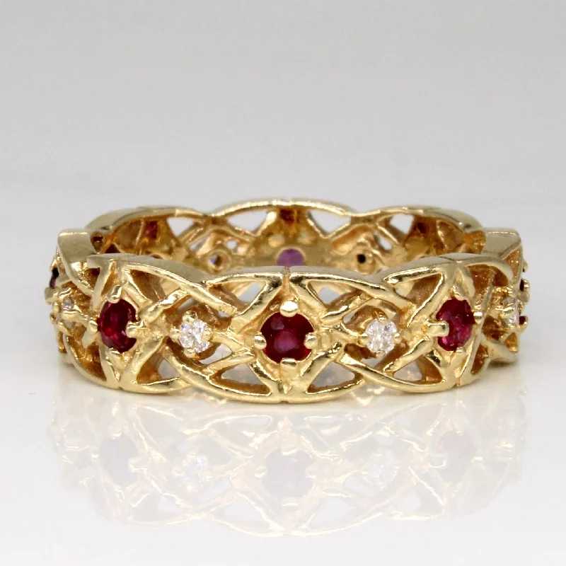 Gorgeous Jewelry, Limited-Time Savings Givenchy' Ruby & Diamond Ring | 0.48ctw, 0.08ctw | SZ 8 | Gorgeous Jewelry, Limited-Time Savings Givenchy' Ruby & Diamond Ring | 0.48ctw, 0.08ctw | SZ 8 |
