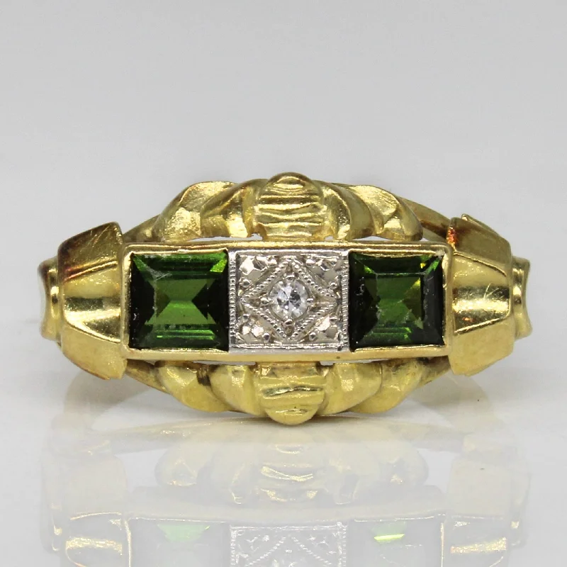 Buy More, Save More On Stunning Jewelry Designs Tourmaline & Diamond Art Deco Style Ring | 0.54ctw, 0.01ct | SZ 6.25 | Buy More, Save More On Stunning Jewelry Designs Tourmaline & Diamond Art Deco Style Ring | 0.54ctw, 0.01ct | SZ 6.25 |