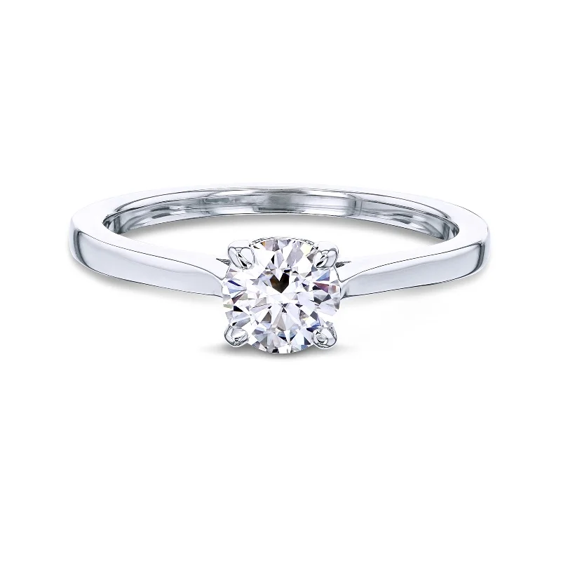 Stunning Statement Jewelry, Unbeatable Discounts 1/2ct Round Forever One Moissanite Solitaire Ring Stunning Statement Jewelry, Unbeatable Discounts 1/2ct Round Forever One Moissanite Solitaire Ring