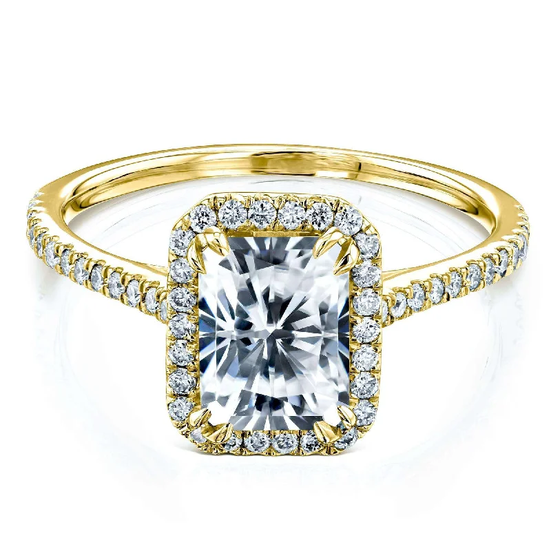 Stunning Jewelry Pieces At The Lowest Prices Ever 1.8ct Radiant Moissanite Ring