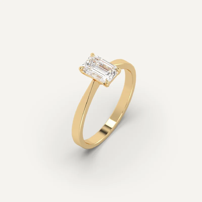 Exclusive Jewelry Sale – Grab Timeless Pieces Now 1 carat Emerald Cut Diamond Ring