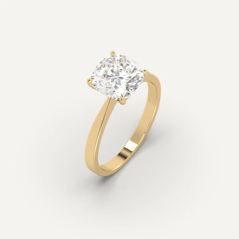 Get The Jewelry You Love At A Price You Love 3 carat Cushion Cut Diamond Ring