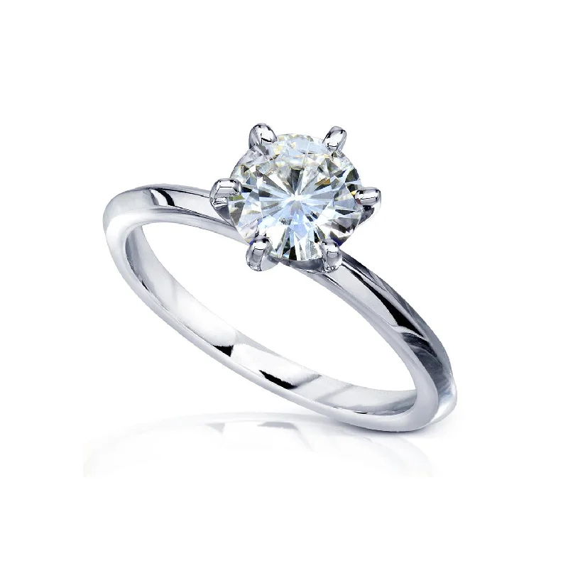 Shine In Style – Shop Jewelry Discounts Today Classic 1ct Round Brilliant Solitaire 6-Prong Ring - Forever One Shine In Style – Shop Jewelry Discounts Today Classic 1ct Round Brilliant Solitaire 6-Prong Ring - Forever One