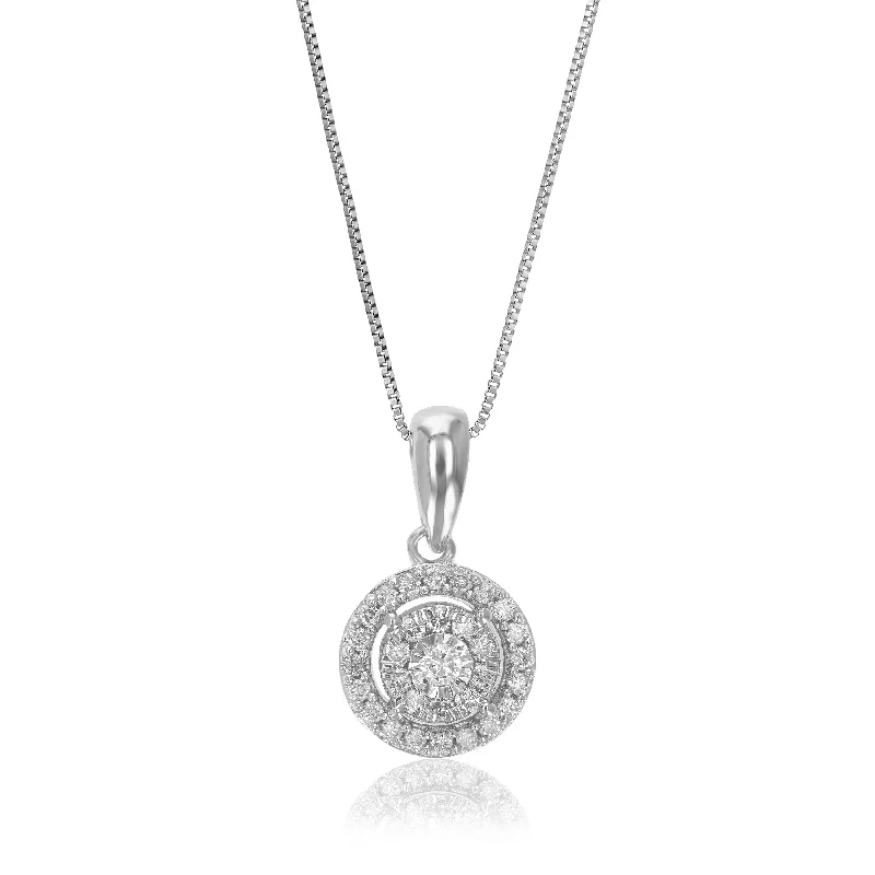 Elegant Jewelry Pieces At Unbelievable Prices 1/6 cttw Lab Grown Diamond Pendant Necklace .925 Sterling Silver 1/3 Inch With 18 Inch Chain Elegant Jewelry Pieces At Unbelievable Prices 1/6 cttw Lab Grown Diamond Pendant Necklace .925 Sterling Silver 1/3 Inch With 18 Inch Chain
