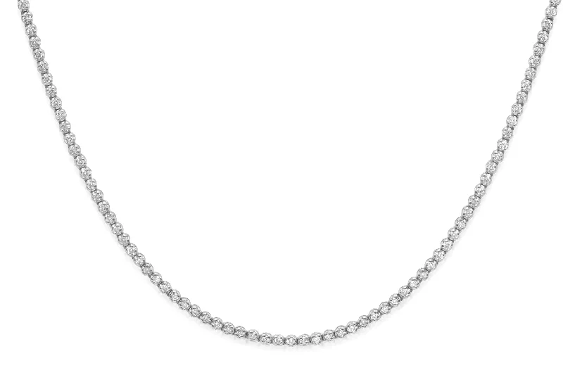 Luxury Jewelry Clearance – Shop Premium Styles Now 14 kt white gold, 17" 4 prong diamond tennis necklace featuring 4.00 cts tw round diamonds Luxury Jewelry Clearance – Shop Premium Styles Now 14 kt white gold, 17" 4 prong diamond tennis necklace featuring 4.00 cts tw round diamonds