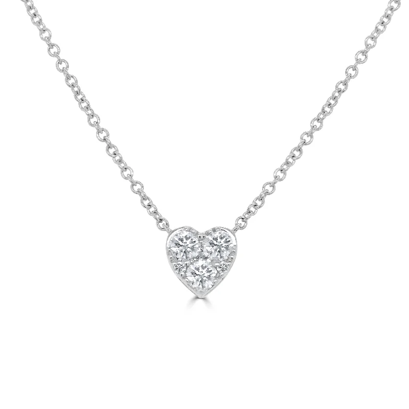 Modern Jewelry At Exclusive Discounts – Shop Today 14k Gold & Diamond Heart Necklace Modern Jewelry At Exclusive Discounts – Shop Today 14k Gold & Diamond Heart Necklace