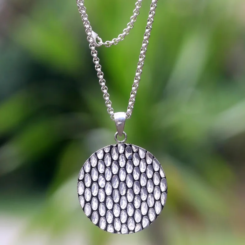 Unmissable Jewelry Clearance – Final Reductions Abundant Rice Modern Balinese Geometric Theme Silver Necklace Unmissable Jewelry Clearance – Final Reductions Abundant Rice Modern Balinese Geometric Theme Silver Necklace