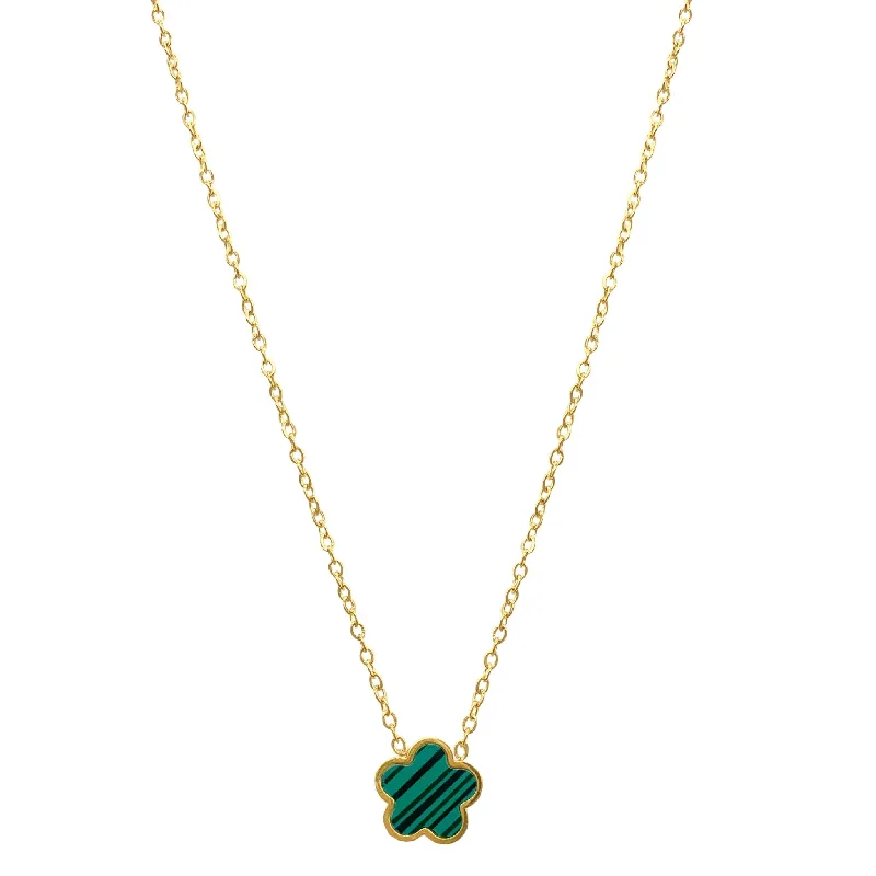 Affordable Glamour – Premium Jewelry At Special Prices Adornia Water Resistant Green Mother of Pearl Clover Necklace gold Affordable Glamour – Premium Jewelry At Special Prices Adornia Water Resistant Green Mother of Pearl Clover Necklace gold