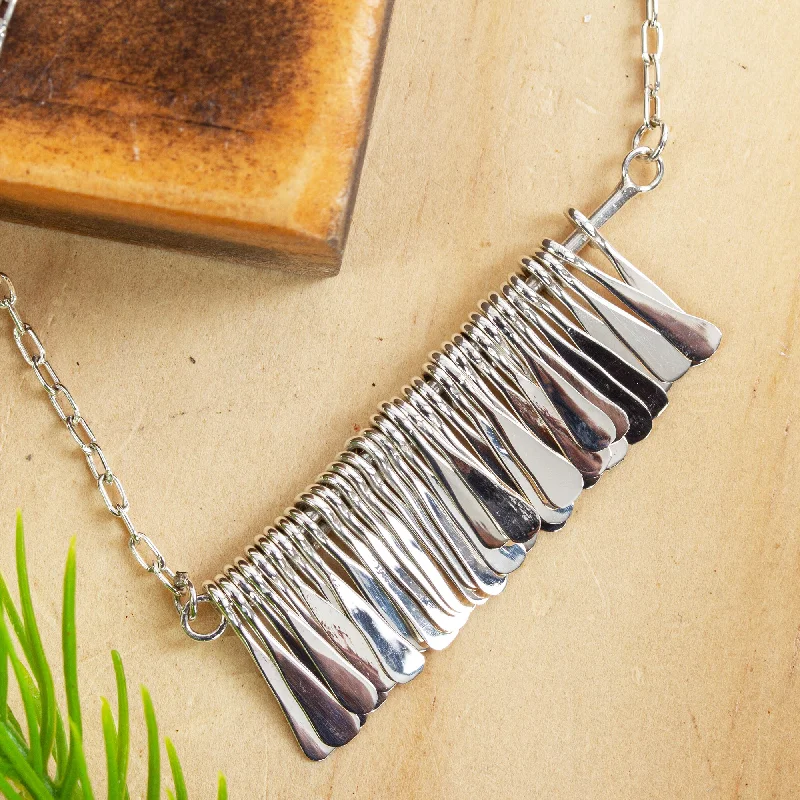 Huge Savings On Premium Jewelry Styles Chime Garland Sterling Silver Pendant Necklace by Mexican Artisans Huge Savings On Premium Jewelry Styles Chime Garland Sterling Silver Pendant Necklace by Mexican Artisans