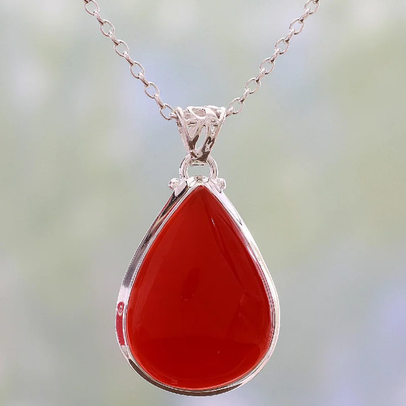 Grab Your Dream Jewelry At The Lowest Prices Drop of Sunshine Carnelian Pendant Necklace Grab Your Dream Jewelry At The Lowest Prices Drop of Sunshine Carnelian Pendant Necklace