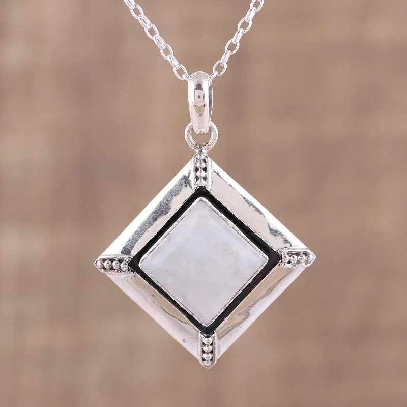 Timeless Beauty, Unbeatable Deals – Jewelry Sale On Heavenly Kite Rainbow Moonstone and Sterling Silver Pendant Necklace Timeless Beauty, Unbeatable Deals – Jewelry Sale On Heavenly Kite Rainbow Moonstone and Sterling Silver Pendant Necklace
