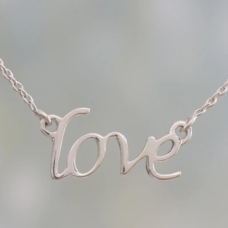 Seasonal Jewelry Clearance – Best Styles At The Lowest Prices Love Note Handcrafted Sterling Silver Love Theme Pendant Necklace Seasonal Jewelry Clearance – Best Styles At The Lowest Prices Love Note Handcrafted Sterling Silver Love Theme Pendant Necklace