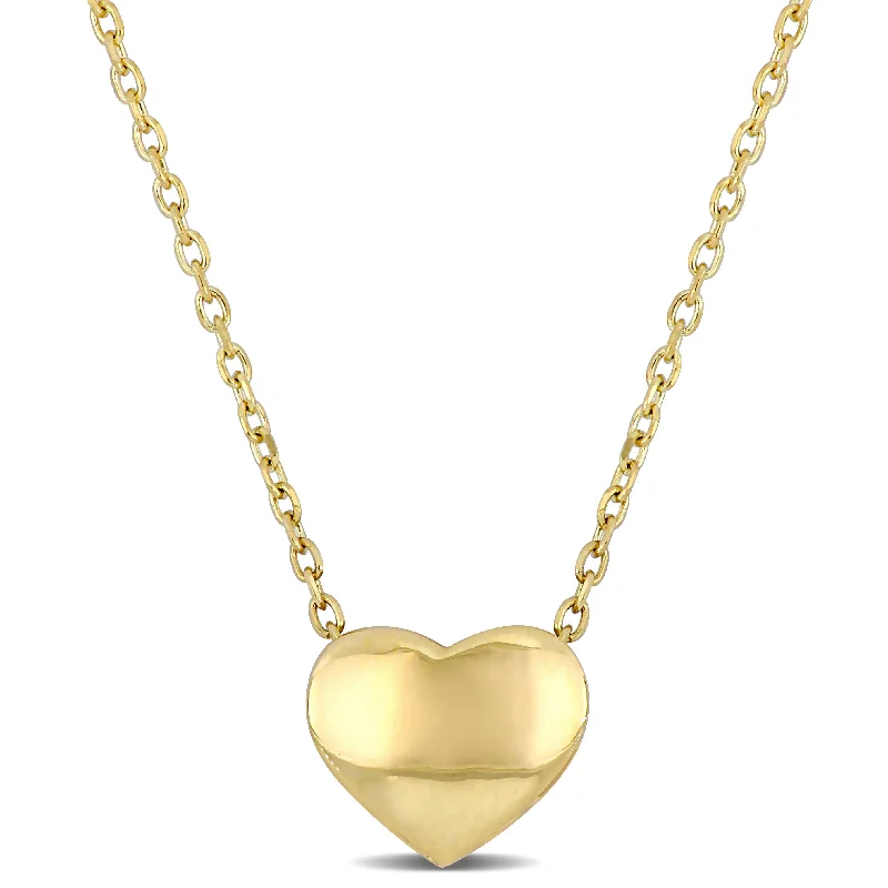 Shop Trending Jewelry With Exclusive Savings Mimi & Max Classic Heart Necklace with Chain in 10k Yellow Gold - 17 in Shop Trending Jewelry With Exclusive Savings Mimi & Max Classic Heart Necklace with Chain in 10k Yellow Gold - 17 in