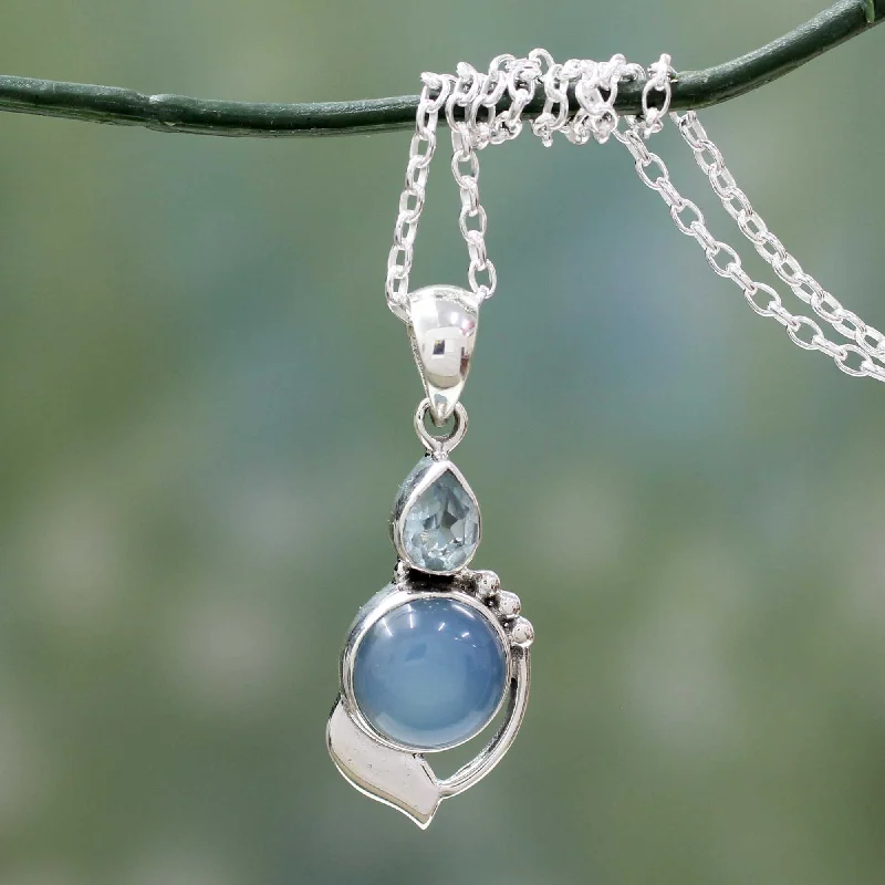 Fashion-Forward Jewelry At Incredible Prices Modern Romance Chalcedony Pendant Necklace Fashion-Forward Jewelry At Incredible Prices Modern Romance Chalcedony Pendant Necklace