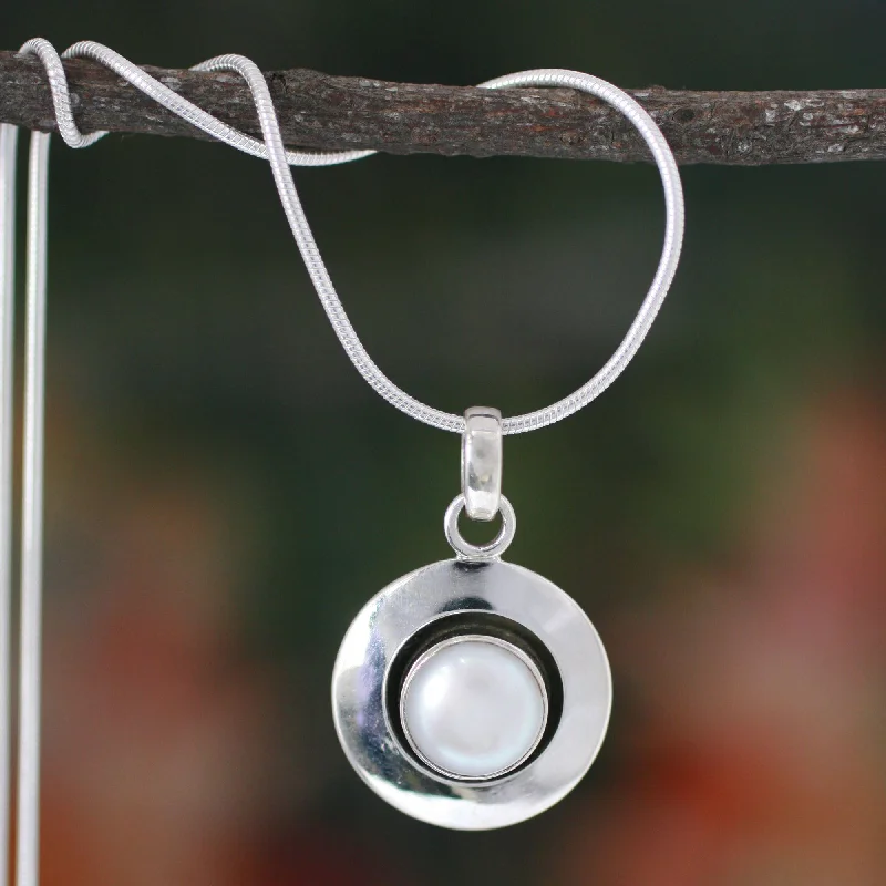 Buy More, Save More On Stunning Jewelry Pieces Moonlight Pearl & Sterling Silver Necklace Buy More, Save More On Stunning Jewelry Pieces Moonlight Pearl & Sterling Silver Necklace