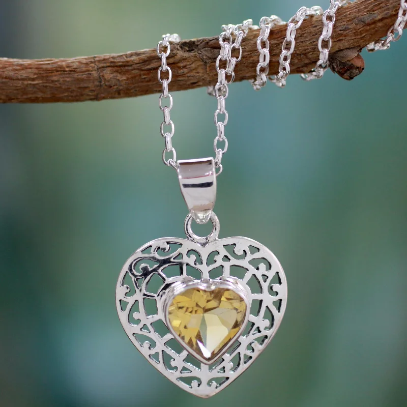 Once-A-Year Jewelry Deals – Shop Before They’Re Gone Mughal Romance Citrine heart necklace Once-A-Year Jewelry Deals – Shop Before They’Re Gone Mughal Romance Citrine heart necklace