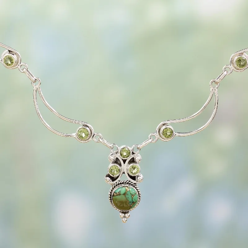 Dazzle In Elegance With Our Biggest Jewelry Sale Radiant Princess in Green Necklace