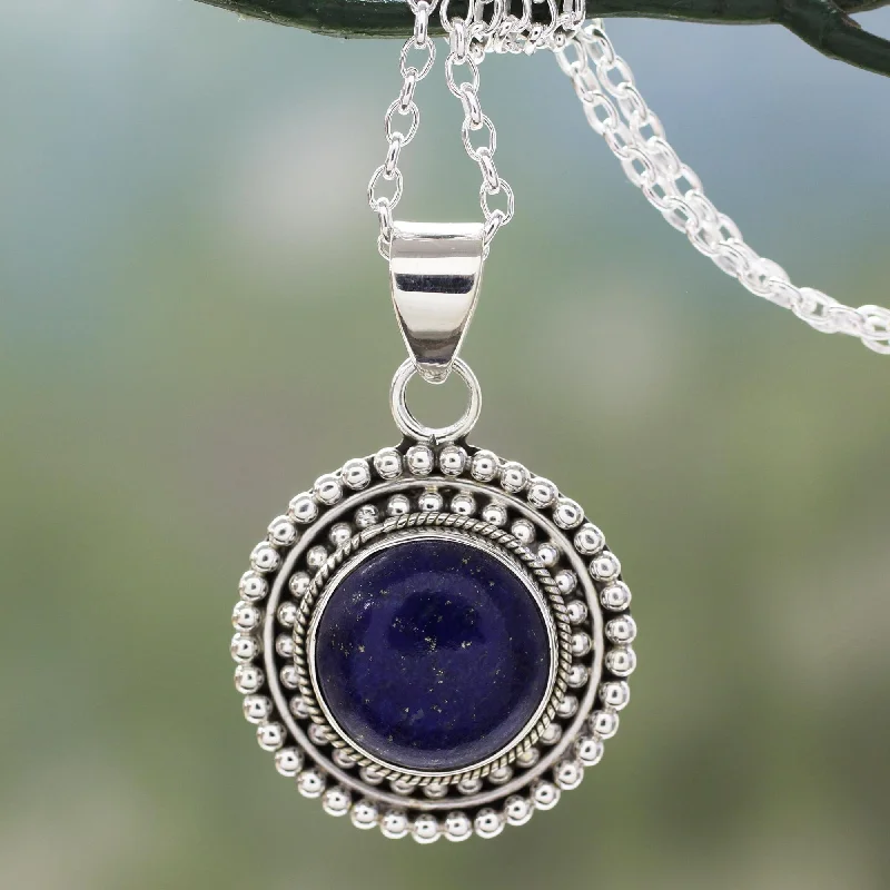 Exclusive Jewelry Sale – Shine For Less Royal Sunset Lapis Lazuli Pendant Necklace
