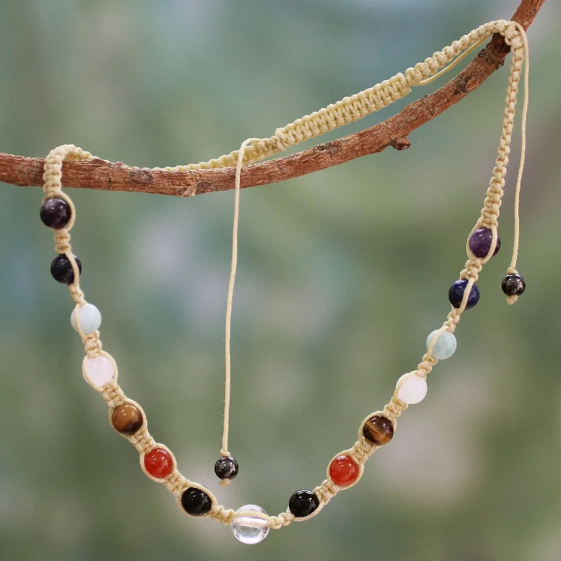 Flash Sale On Exquisite Jewelry – Don't Miss Out Well-Being Multi-Gem Lapis lazuli Beaded Necklace Flash Sale On Exquisite Jewelry – Don't Miss Out Well-Being Multi-Gem Lapis lazuli Beaded Necklace