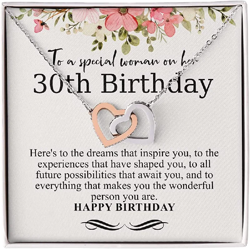 Luxury Jewelry Sale – Sparkle For Less 30th Necklace Meaningful Jewelry Gift Custom 30th for Her 30th for Women Best Friend 30th Birthday Happy 30th