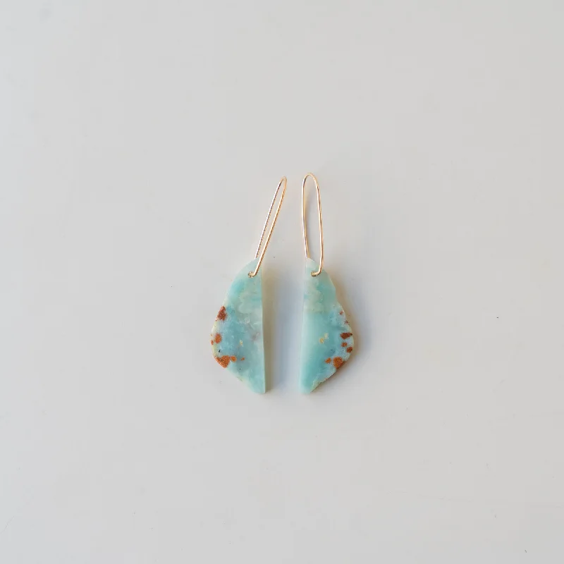 Shop Trending Jewelry With Exclusive Savings Amazonite Slice Stone Earrings