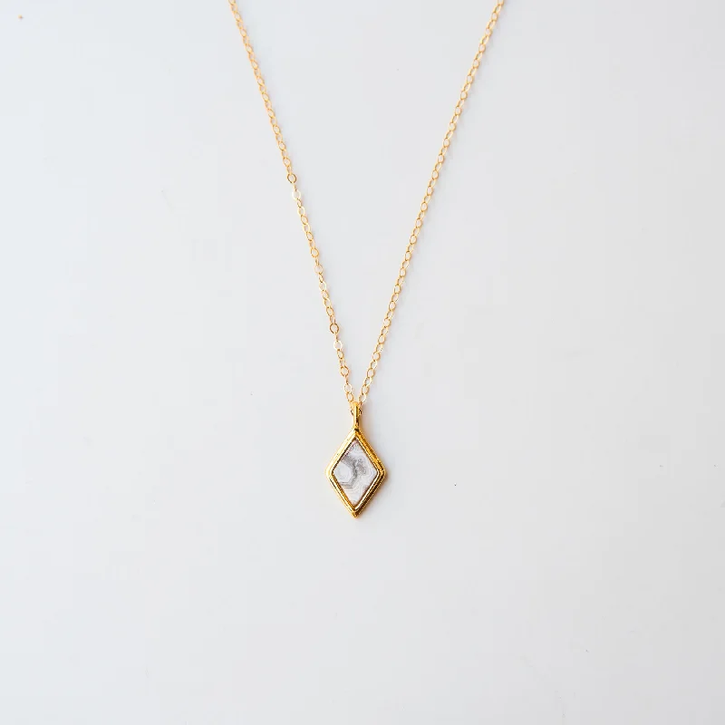 Premium Jewelry Now Available At Special Discounts White Lace Agate Adia Necklace