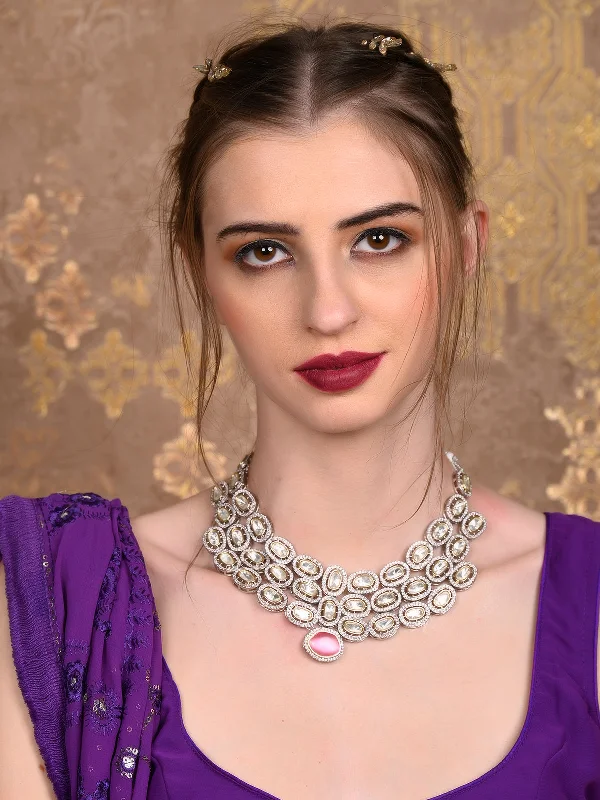 Luxury Jewelry Sale – Elegant Styles At Unbeatable Prices Odette Women Faux Stones Studded Necklace Set Luxury Jewelry Sale – Elegant Styles At Unbeatable Prices Odette Women Faux Stones Studded Necklace Set