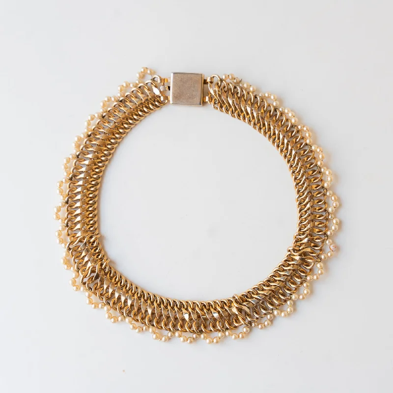 Trending Jewelry Styles Now At Limited-Time Discounts Gold Choker with Pearls