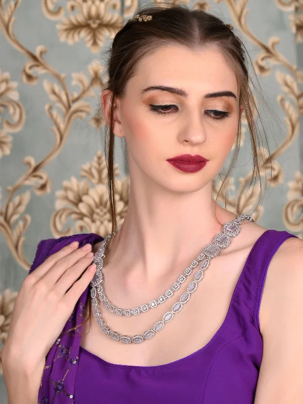 Jewelry Clearance Sale – Final Reductions Odette Women Grey Faux Stones Studded Choker Necklace Set Jewelry Clearance Sale – Final Reductions Odette Women Grey Faux Stones Studded Choker Necklace Set