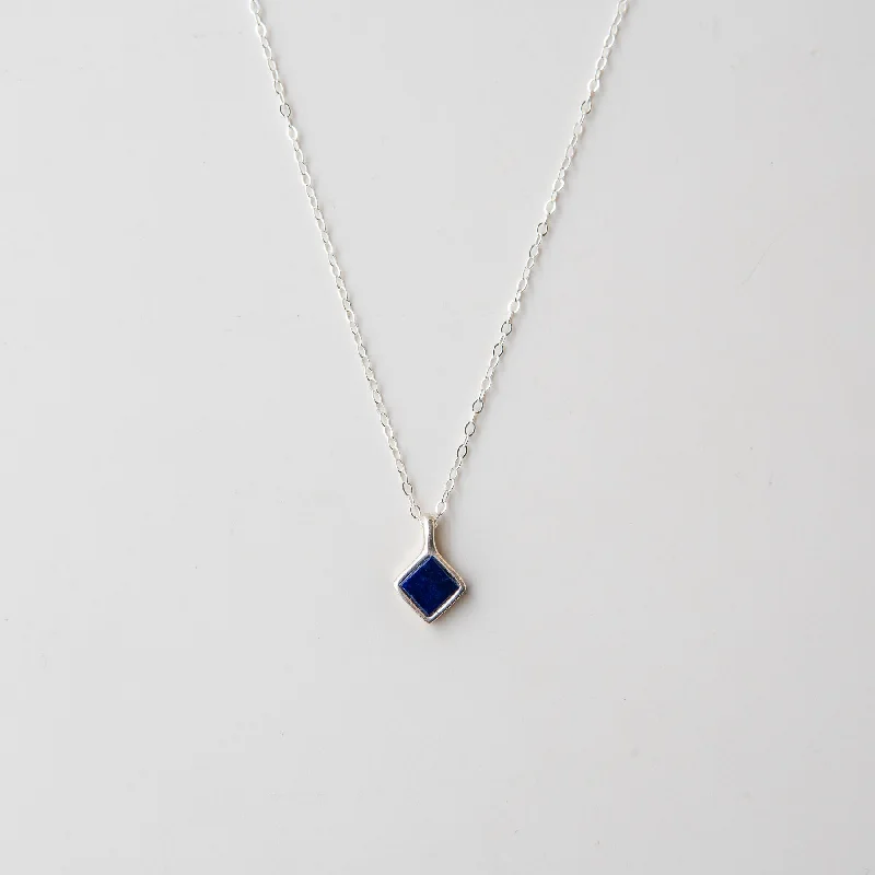 Fashion-Forward Jewelry At Incredible Prices Lapis Mesa Necklace in Silver