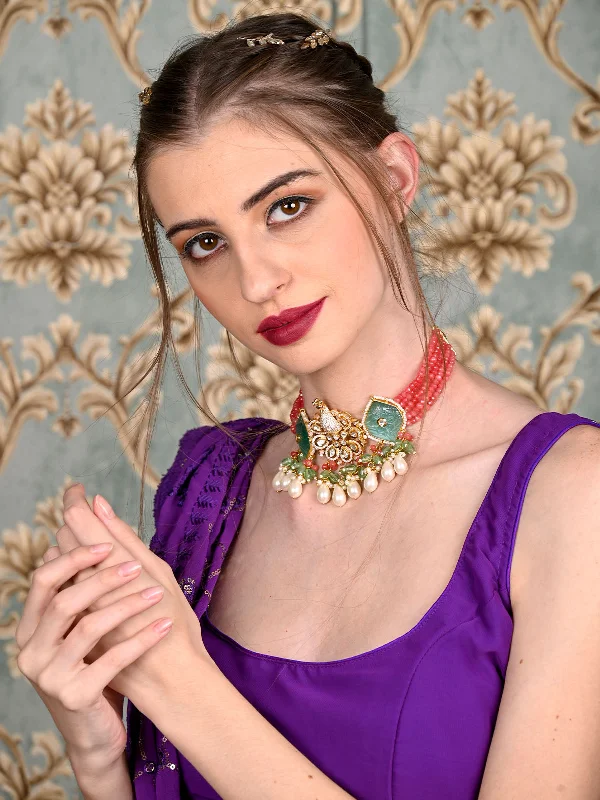 Trending Jewelry Now At Unbeatable Prices Odette Women Multicolored Choker Set