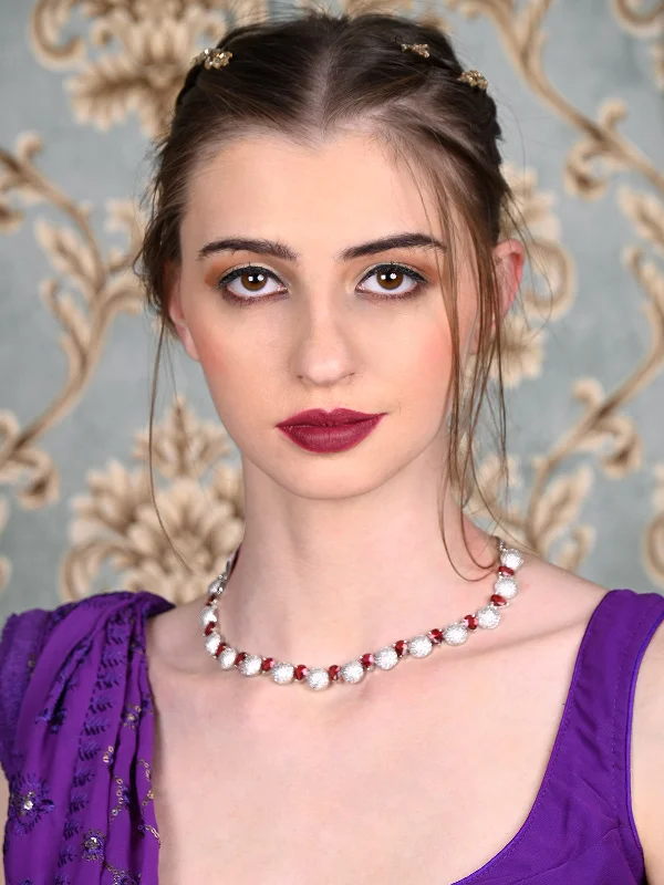 Unmissable Discounts On Timeless Jewelry Pieces Odette Women Pink And White Choker Necklace Set Unmissable Discounts On Timeless Jewelry Pieces Odette Women Pink And White Choker Necklace Set