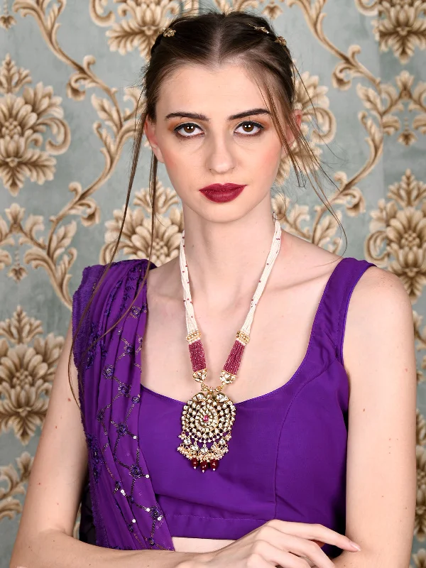 Timeless Elegance, Temporary Discounts – Act Fast Odette Women Purple Beaded Long Necklace And Chandbali Set Timeless Elegance, Temporary Discounts – Act Fast Odette Women Purple Beaded Long Necklace And Chandbali Set