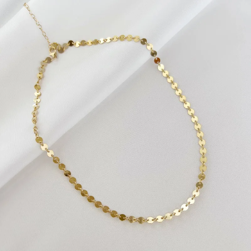 Special Offers On Handcrafted And Designer Jewelry Gold Luxe Sequin Disc Chain Necklace Special Offers On Handcrafted And Designer Jewelry Gold Luxe Sequin Disc Chain Necklace