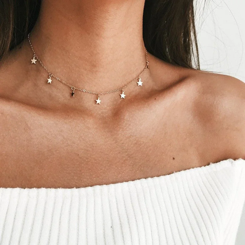 Versatile Layering Jewelry For Effortless Chic simple gold star